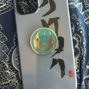 Jedi Order Teal and Silver Popsocket & Jedi IPhone 14 Plus Case